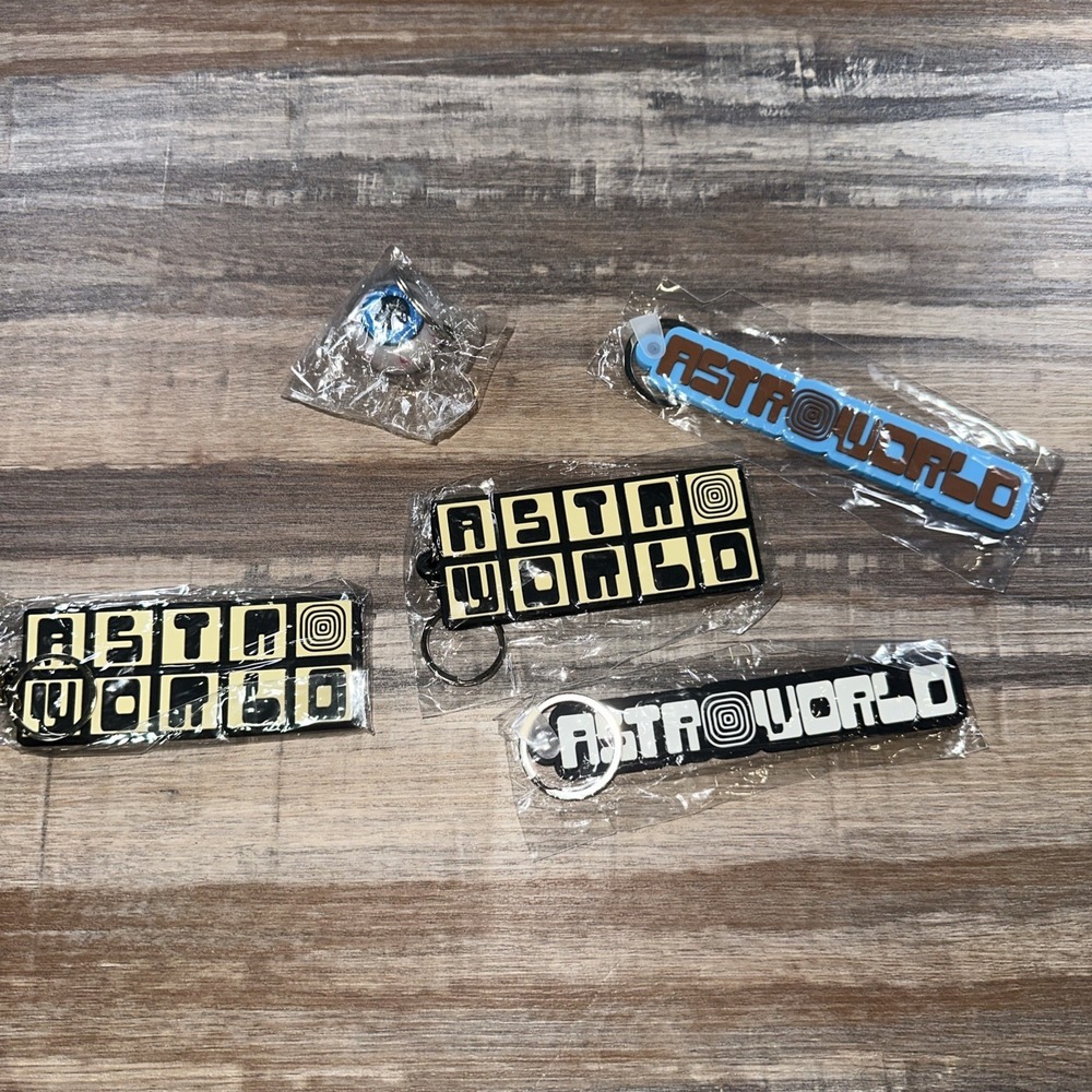 Travis Scott Astroworld Tour Merch Keychains New Lot Of 5